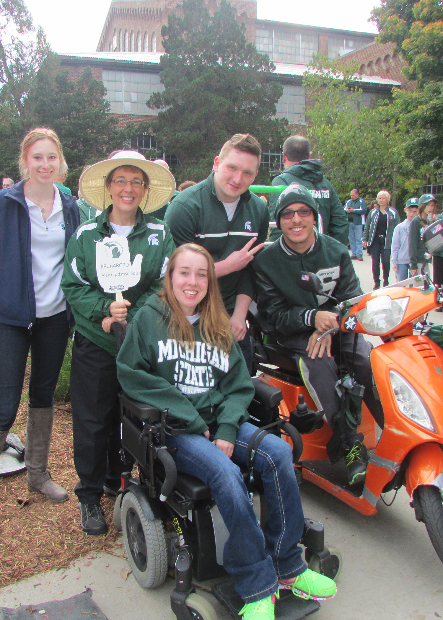 Participants posing at Alex's Great State Race