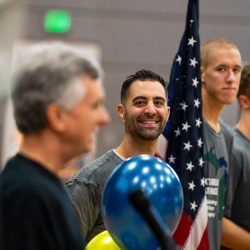 Photo of Keynote Speaker, Dustin Giannelli and RCPD Director Mike Hudson